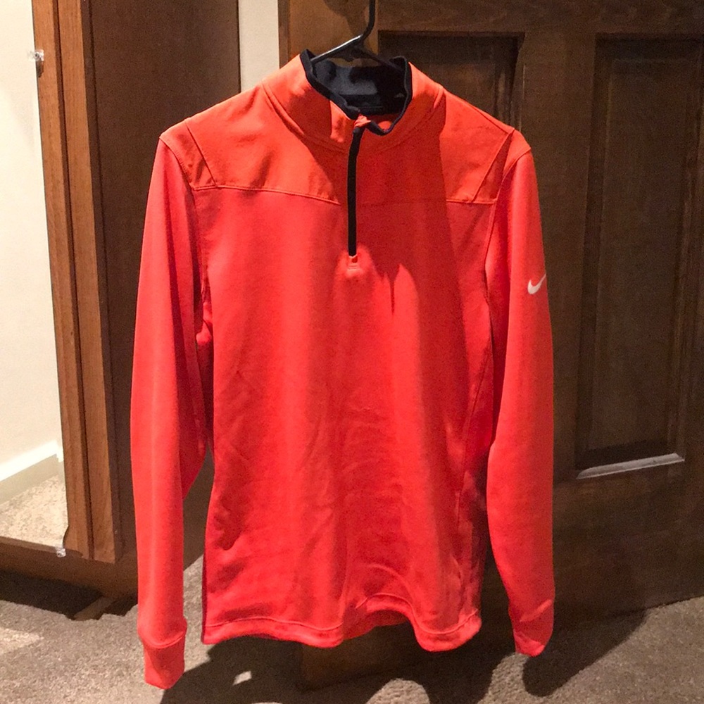 Nike Golf Dri-Fit 1/4 zip (Red) - Size S